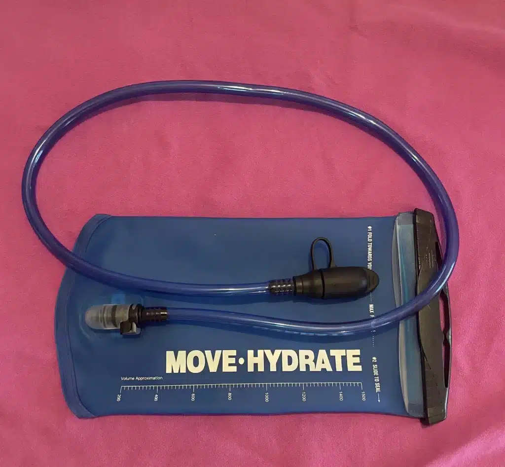 Poche à eau 1,5 L pour gilet d'hydratation