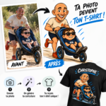 T-shirt Caricature Personnalisée
