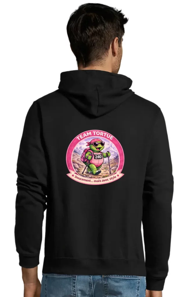 Hoodie Marcheur Tortue